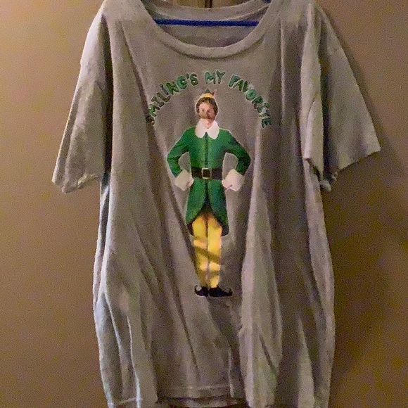 Elf the Movie Christmas Shirt “Smiling’s My Favorite” Youth Large - Picture 1 of 1